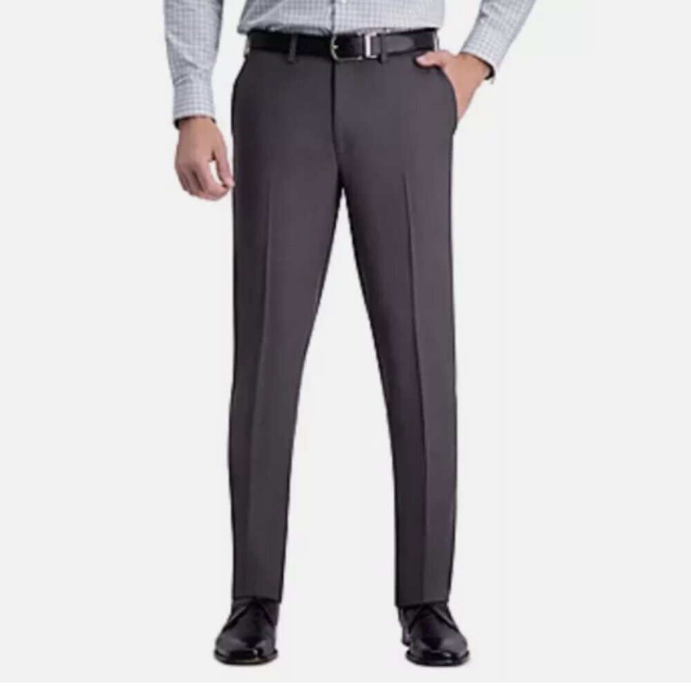 Haggar Men's Gray Dress Pants